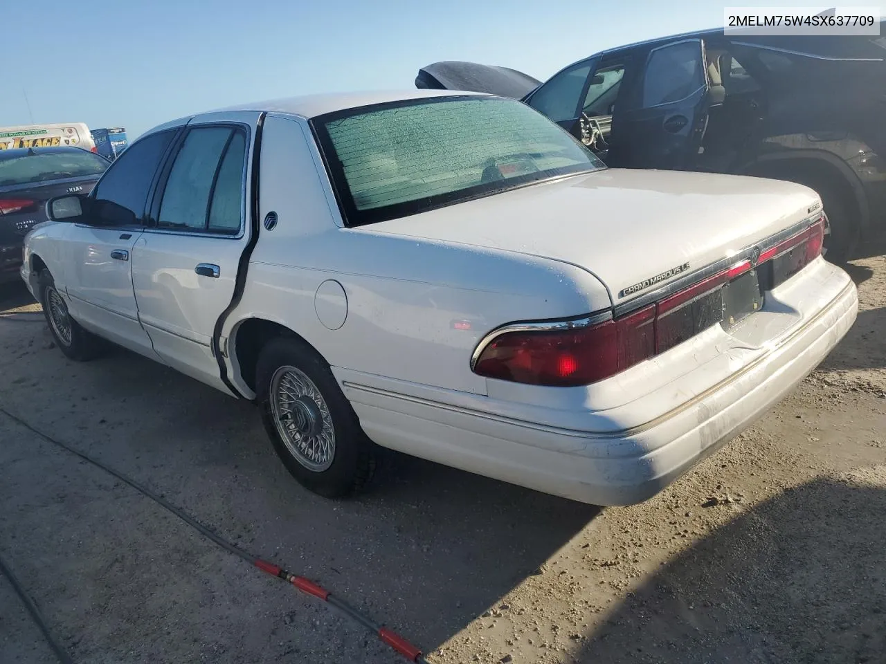 1995 Mercury Grand Marquis Ls VIN: 2MELM75W4SX637709 Lot: 74827574