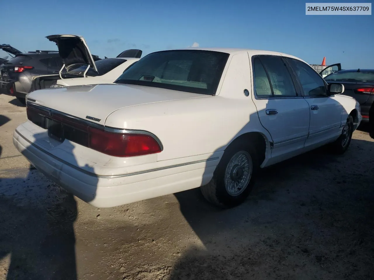 1995 Mercury Grand Marquis Ls VIN: 2MELM75W4SX637709 Lot: 74827574