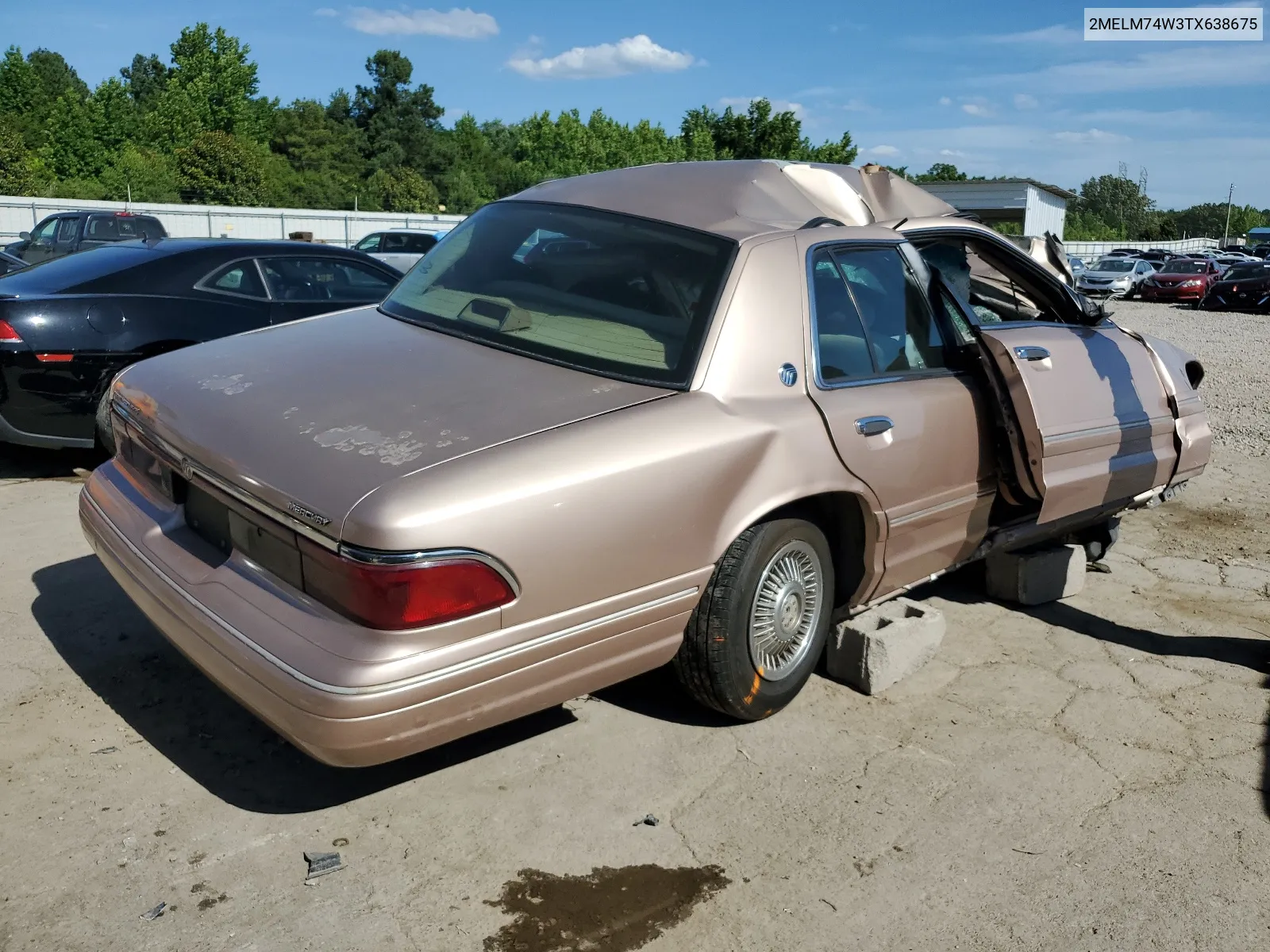 1996 Mercury Grand Marquis Gs VIN: 2MELM74W3TX638675 Lot: 57692154