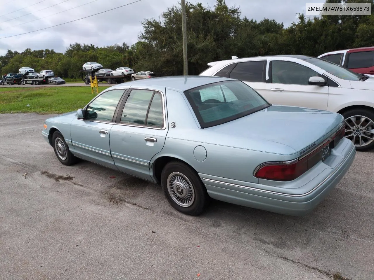 1996 Mercury Grand Marquis Gs VIN: 2MELM74W5TX653873 Lot: 74659254