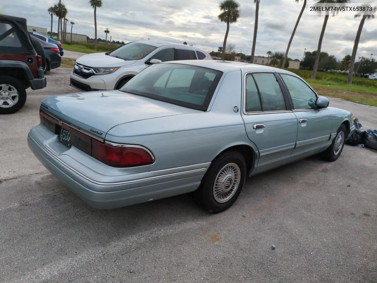 1996 Mercury Grand Marquis Gs VIN: 2MELM74W5TX653873 Lot: 74659254