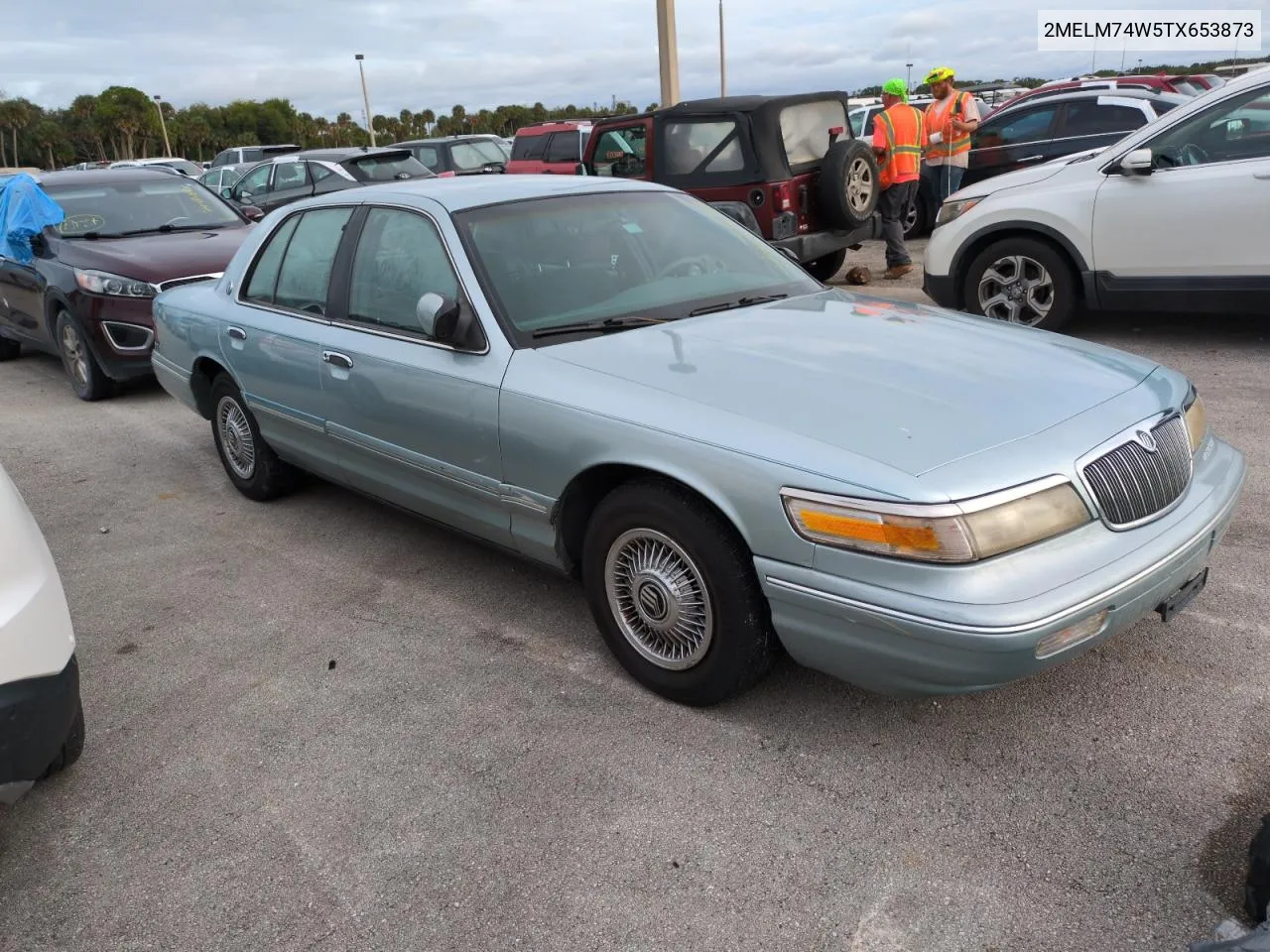 1996 Mercury Grand Marquis Gs VIN: 2MELM74W5TX653873 Lot: 74659254