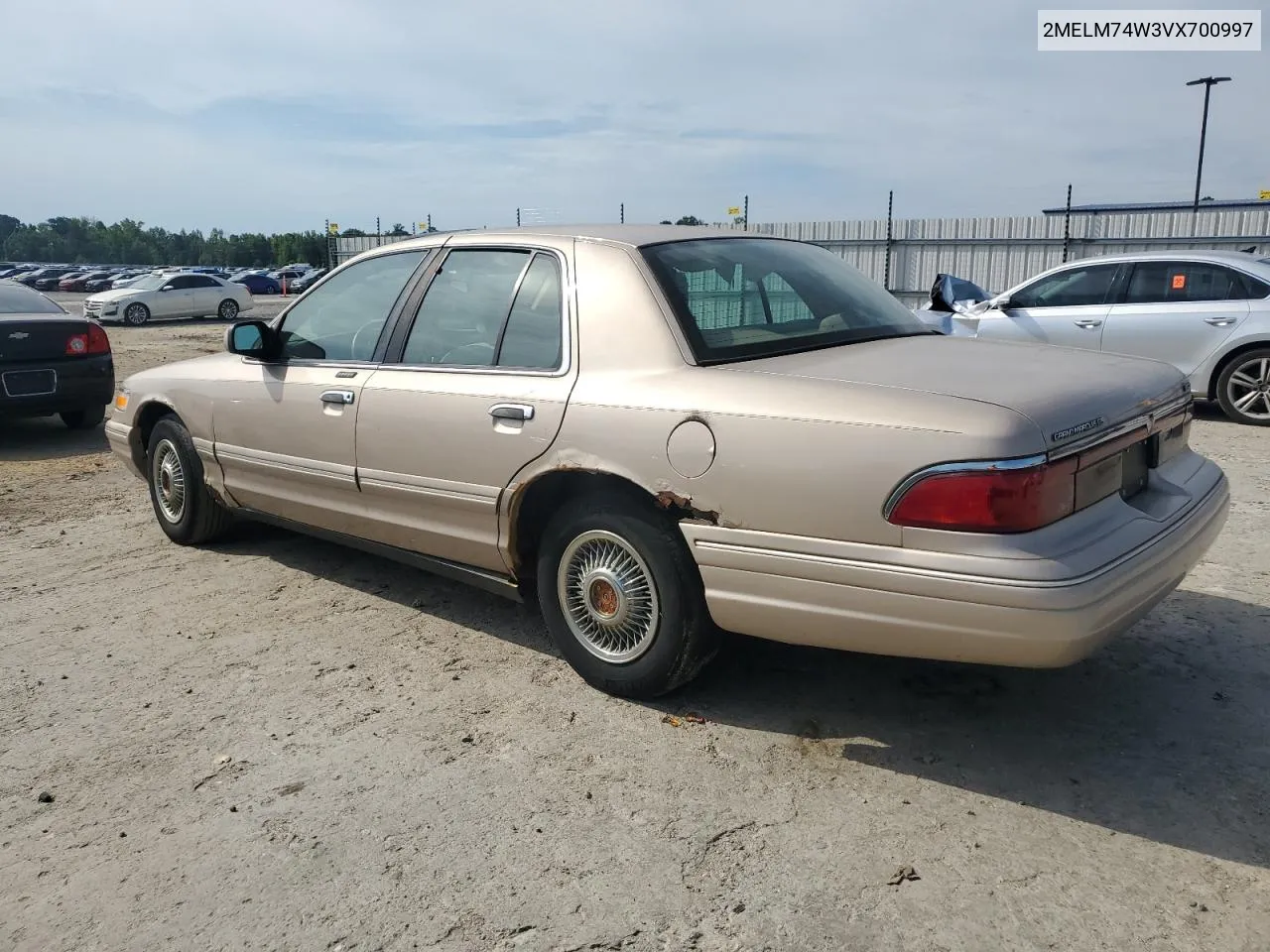 1997 Mercury Grand Marquis Gs VIN: 2MELM74W3VX700997 Lot: 58673404