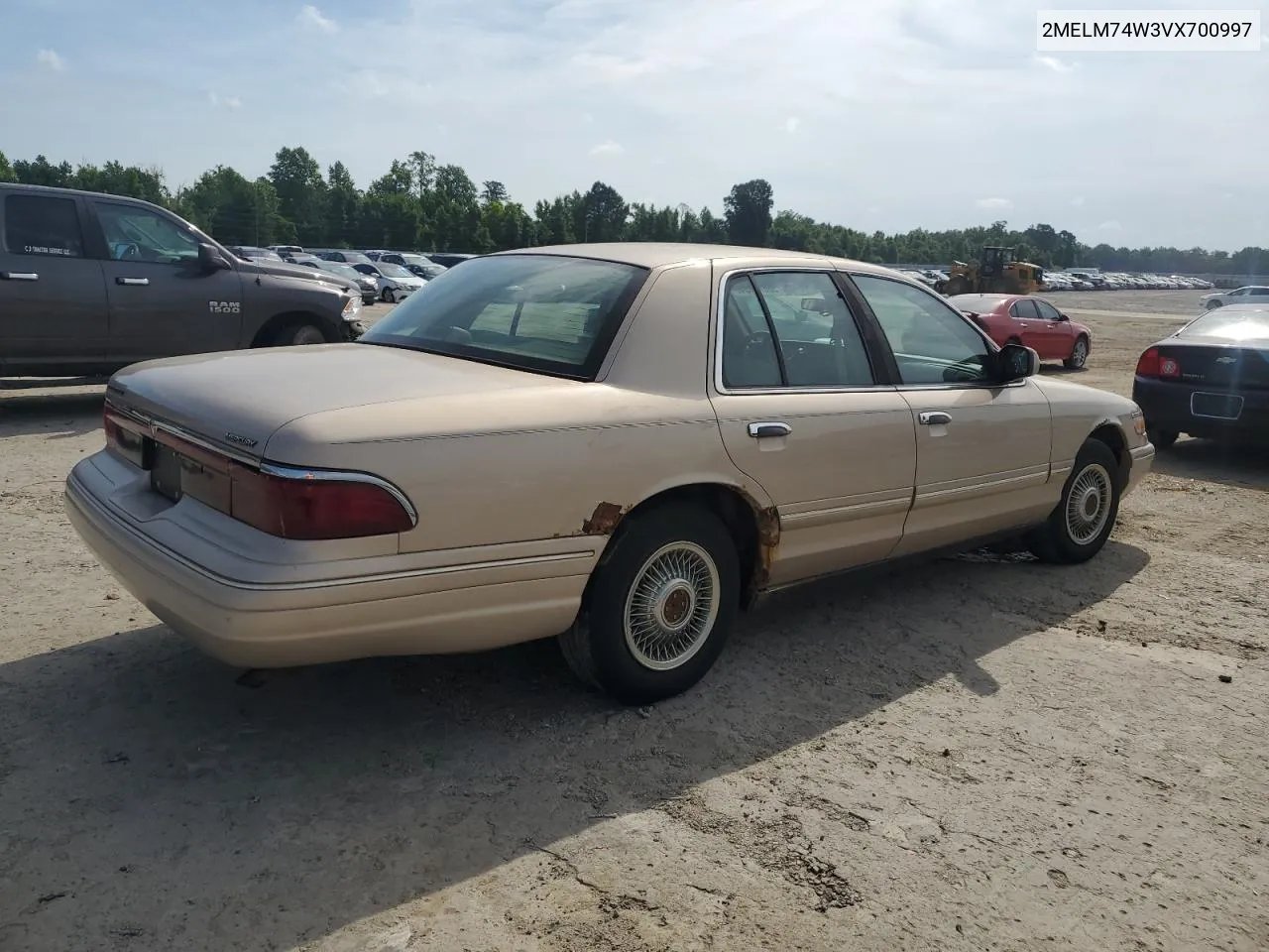 1997 Mercury Grand Marquis Gs VIN: 2MELM74W3VX700997 Lot: 58673404