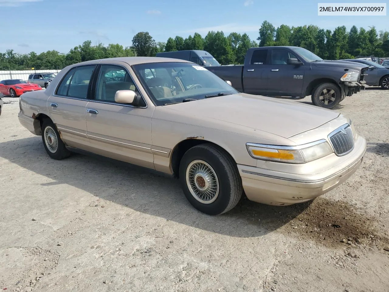 1997 Mercury Grand Marquis Gs VIN: 2MELM74W3VX700997 Lot: 58673404