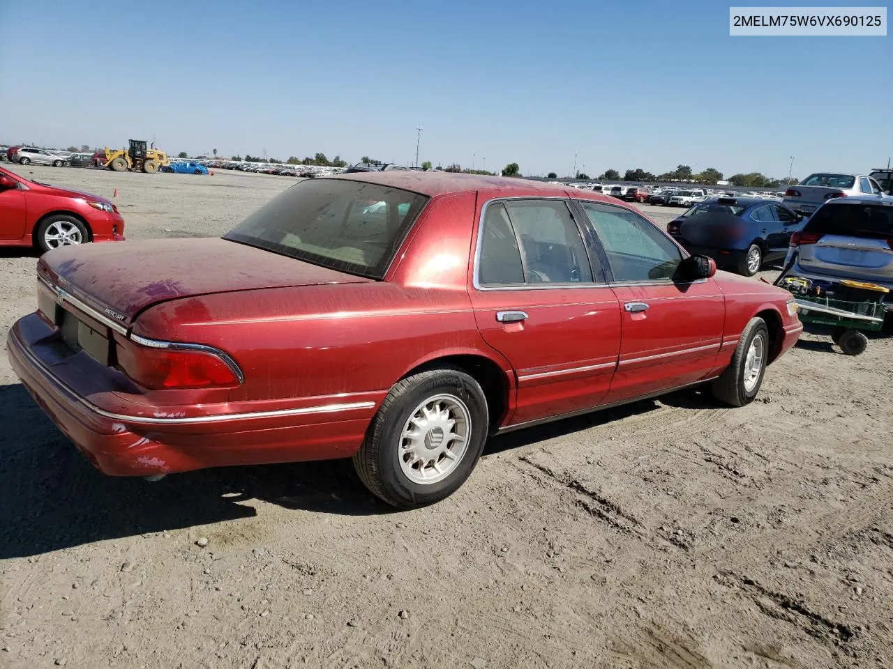 1997 Mercury Grand Marquis Ls VIN: 2MELM75W6VX690125 Lot: 71853444