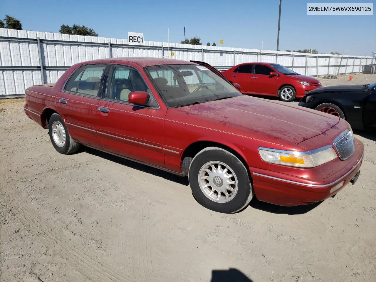 1997 Mercury Grand Marquis Ls VIN: 2MELM75W6VX690125 Lot: 71853444