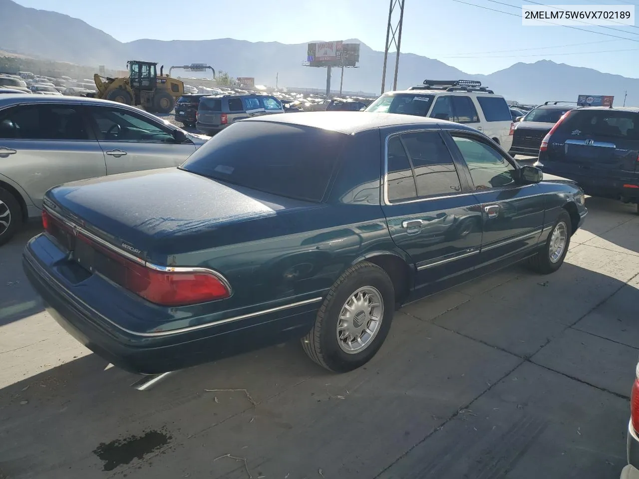 1997 Mercury Grand Marquis Ls VIN: 2MELM75W6VX702189 Lot: 72808674