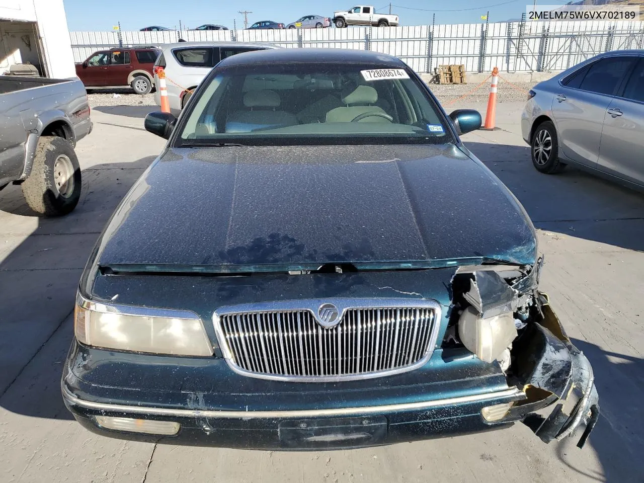 1997 Mercury Grand Marquis Ls VIN: 2MELM75W6VX702189 Lot: 72808674