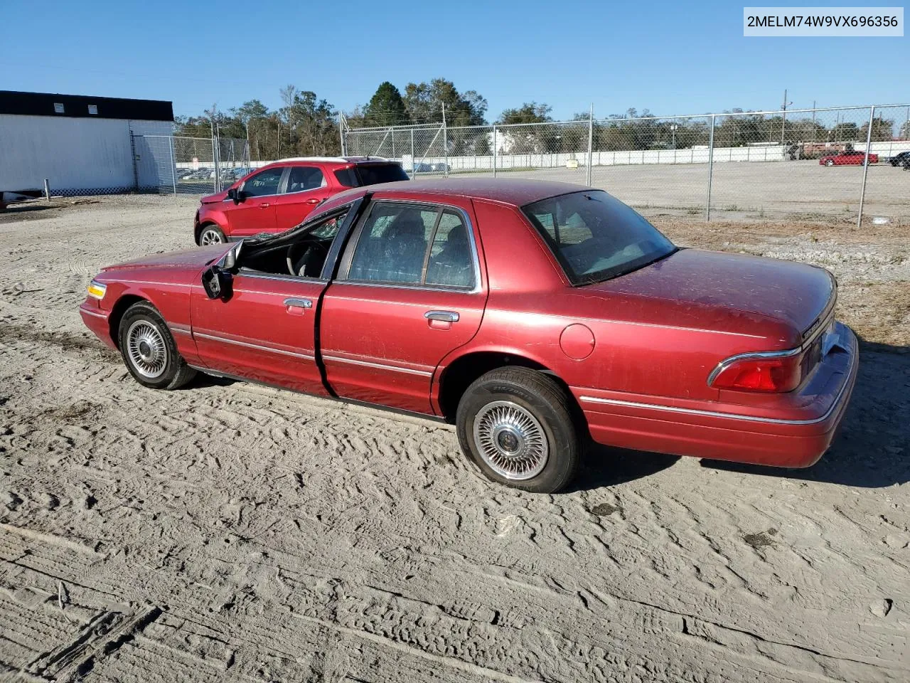 1997 Mercury Grand Marquis Gs VIN: 2MELM74W9VX696356 Lot: 74233334