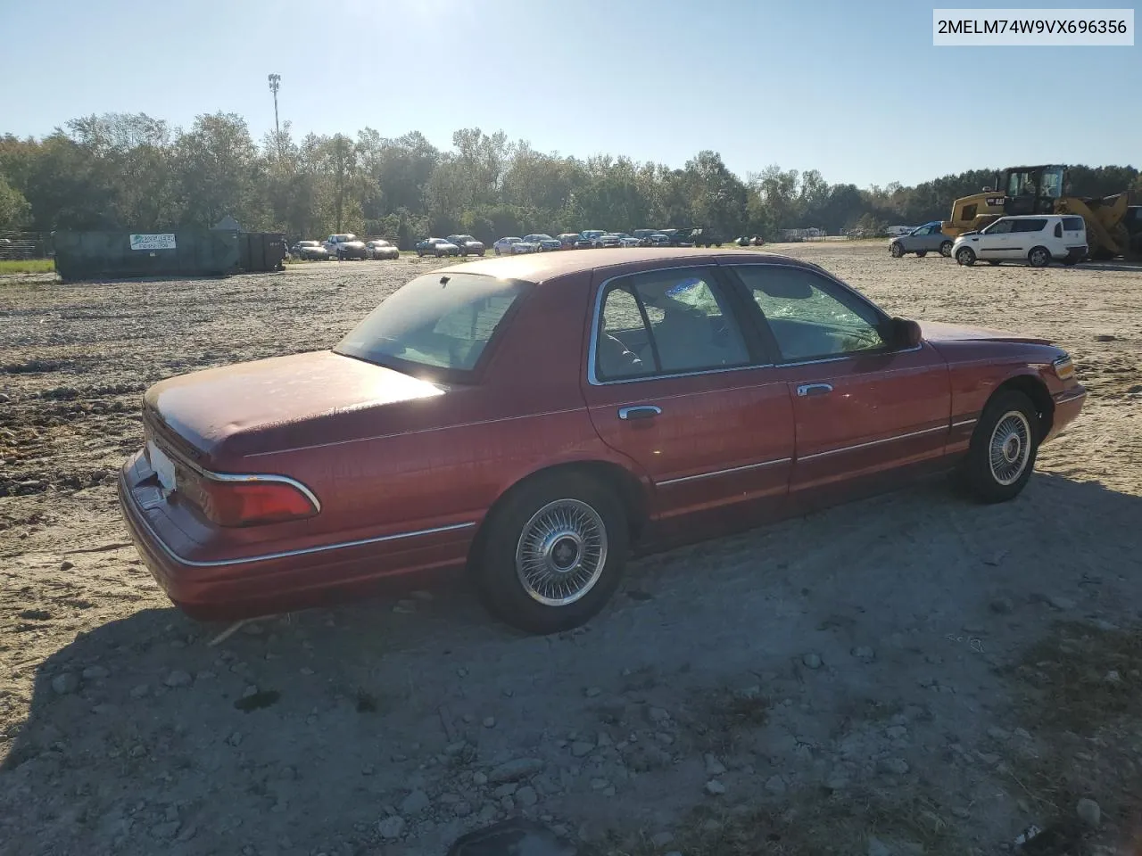 1997 Mercury Grand Marquis Gs VIN: 2MELM74W9VX696356 Lot: 74233334