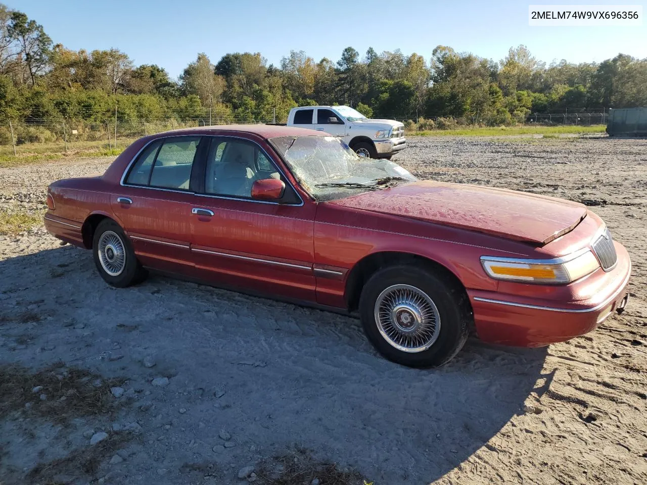 1997 Mercury Grand Marquis Gs VIN: 2MELM74W9VX696356 Lot: 74233334