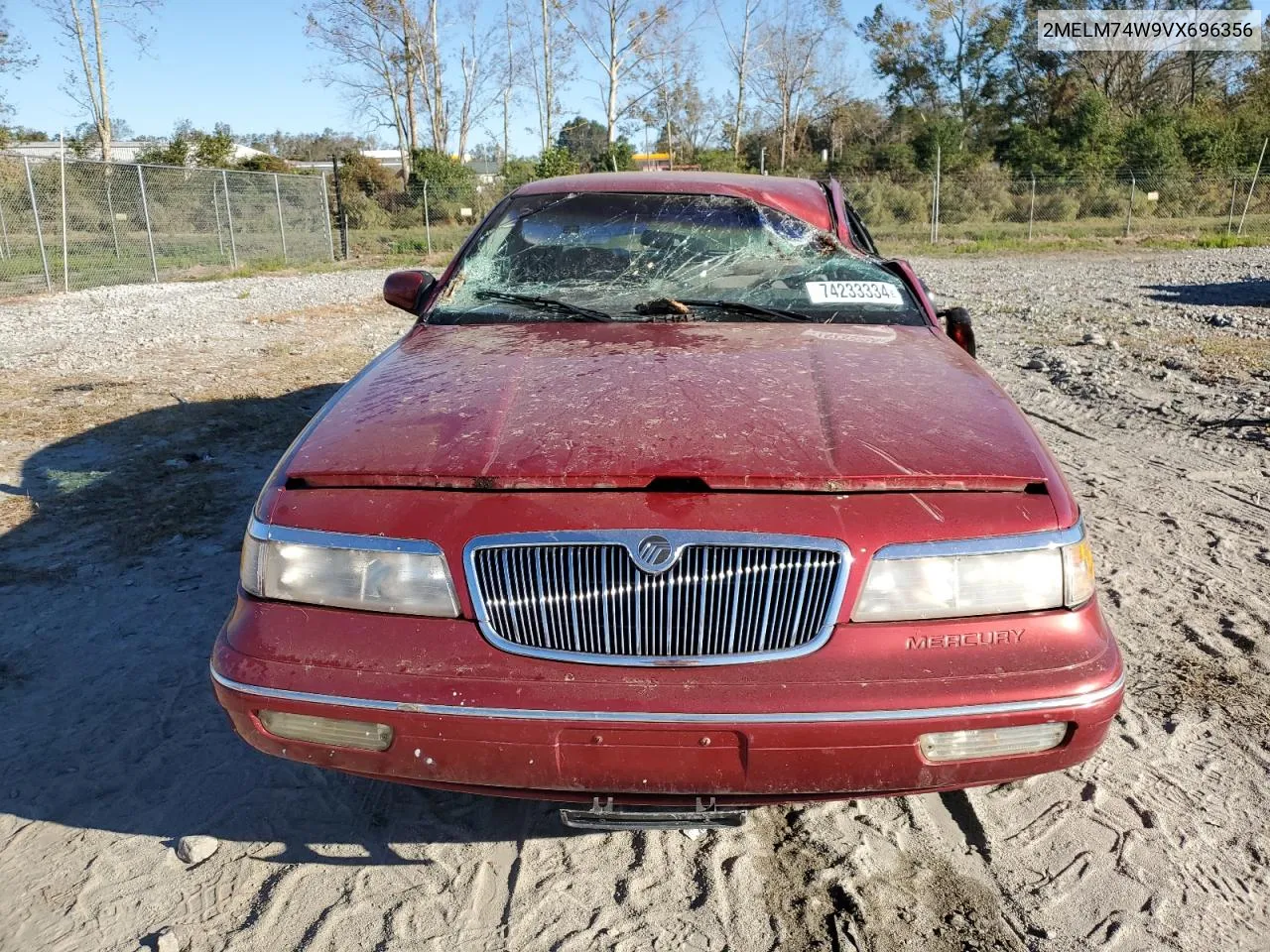 1997 Mercury Grand Marquis Gs VIN: 2MELM74W9VX696356 Lot: 74233334