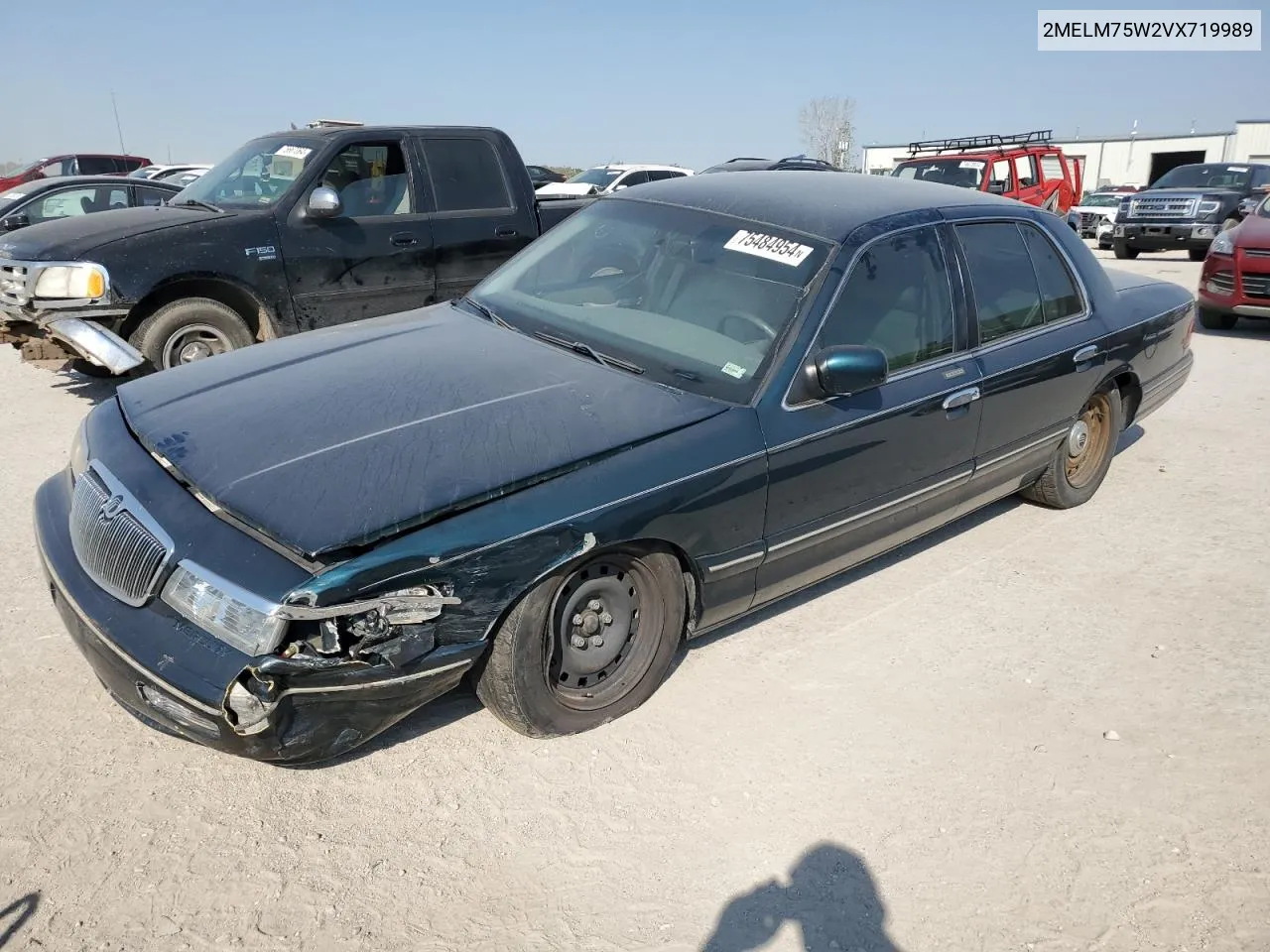 1997 Mercury Grand Marquis Ls VIN: 2MELM75W2VX719989 Lot: 75484954