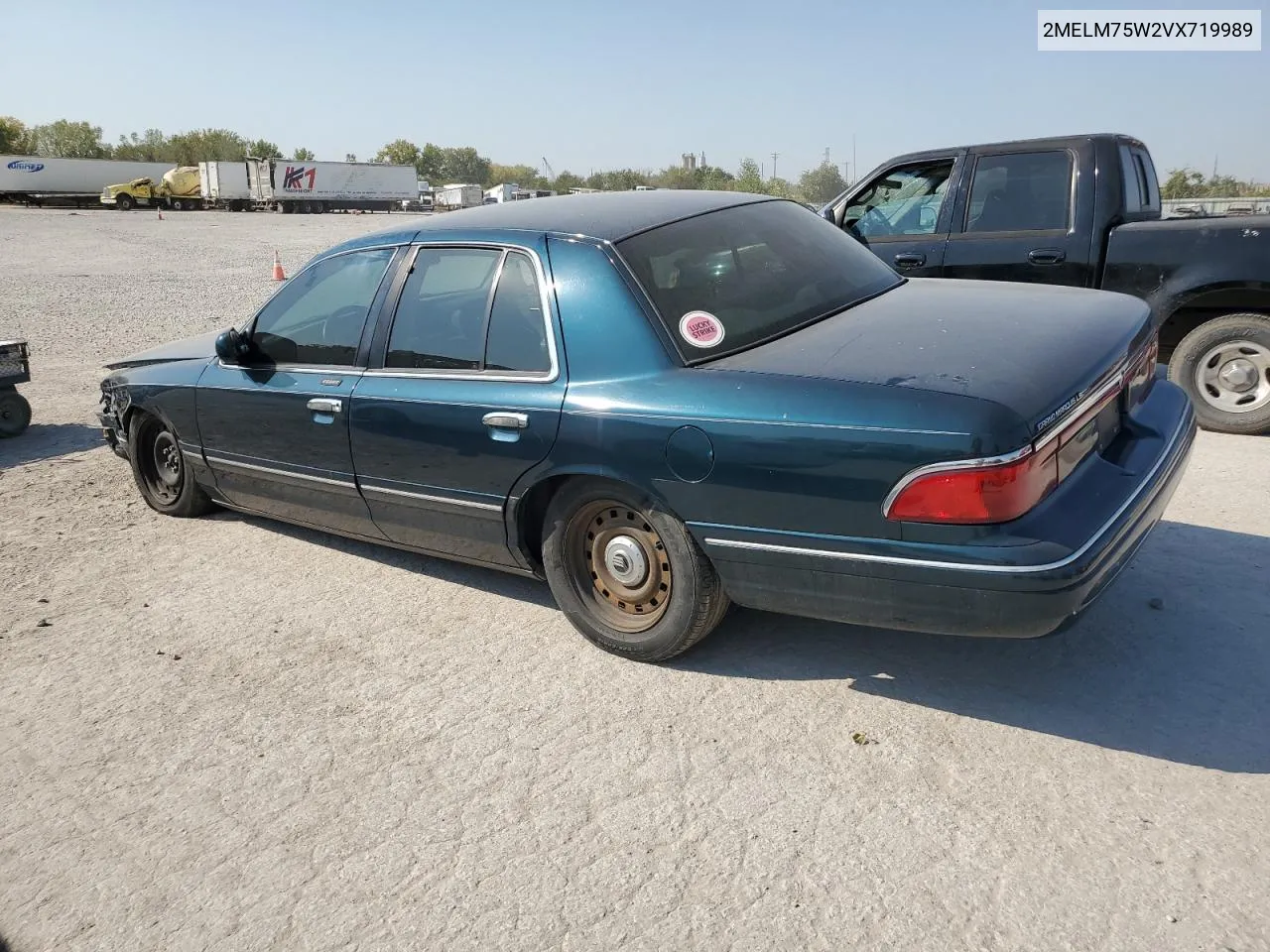 1997 Mercury Grand Marquis Ls VIN: 2MELM75W2VX719989 Lot: 75484954