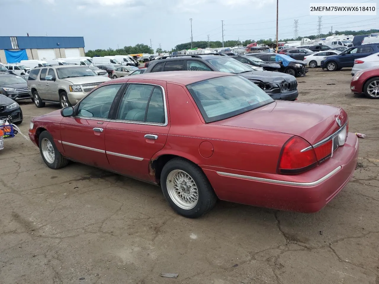 1998 Mercury Grand Marquis Ls VIN: 2MEFM75WXWX618410 Lot: 65346324