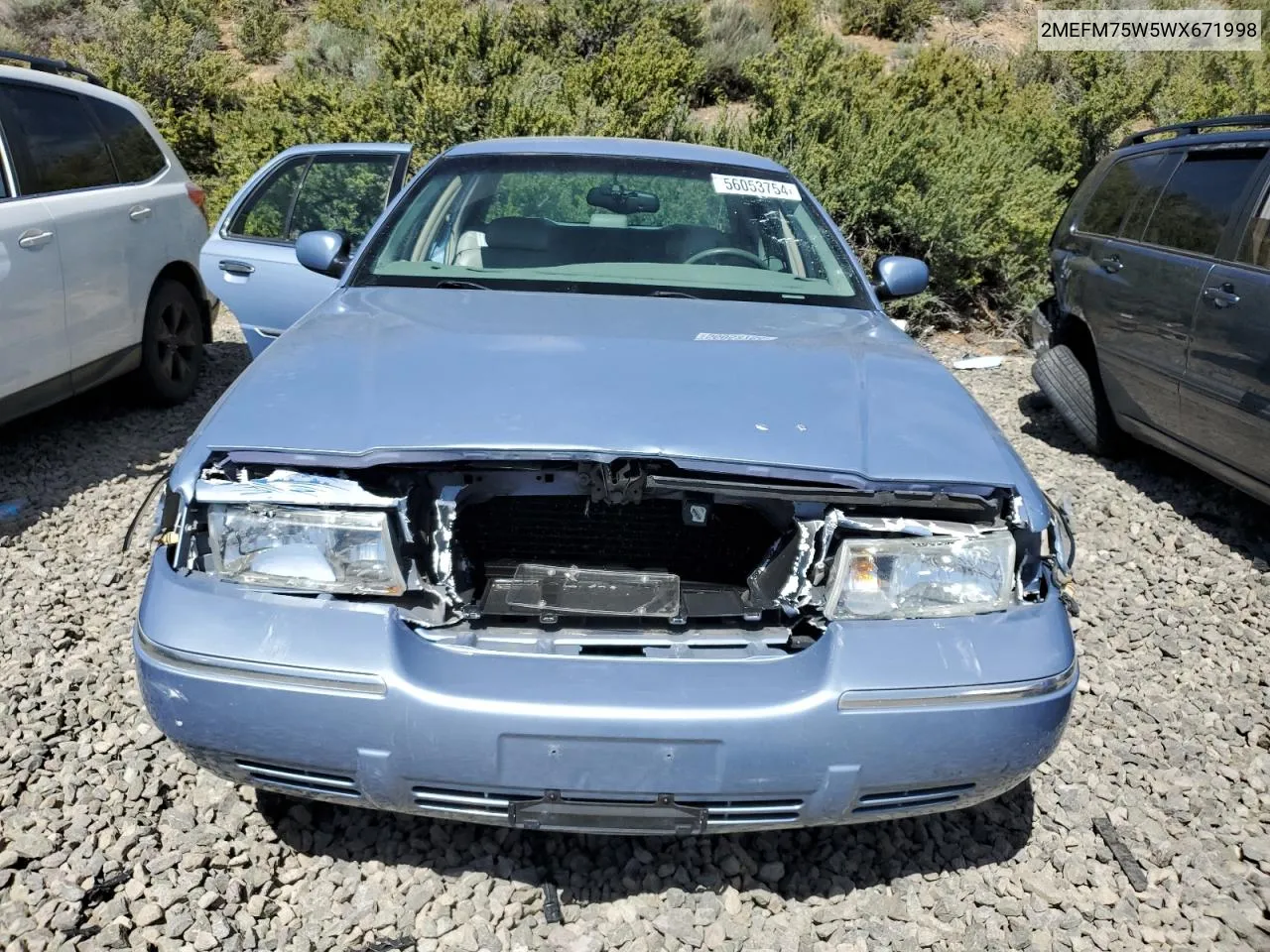 1998 Mercury Grand Marquis Ls VIN: 2MEFM75W5WX671998 Lot: 69538034