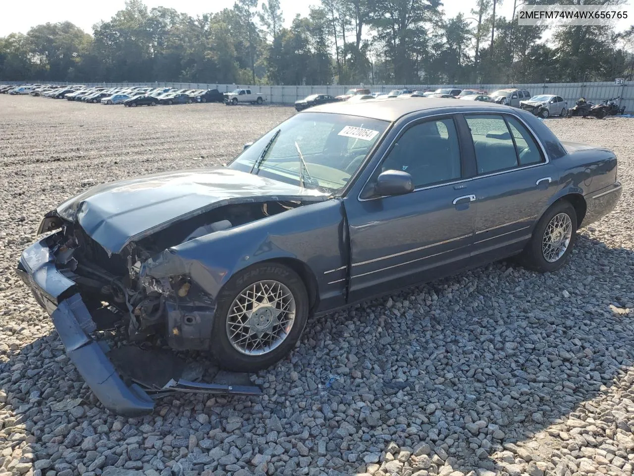 1998 Mercury Grand Marquis Gs VIN: 2MEFM74W4WX656765 Lot: 72720054