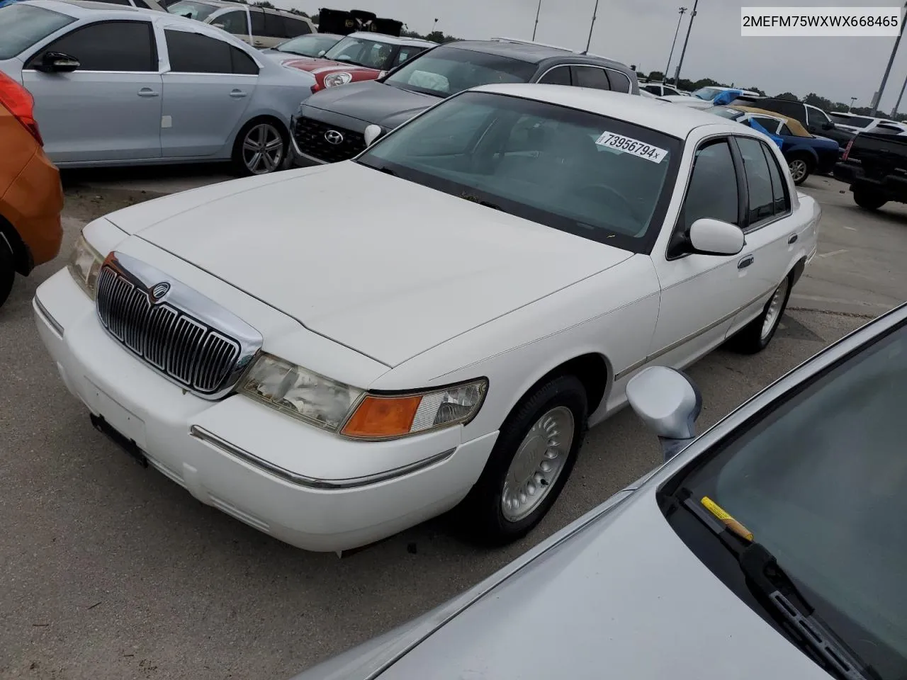 1998 Mercury Grand Marquis Ls VIN: 2MEFM75WXWX668465 Lot: 73956794