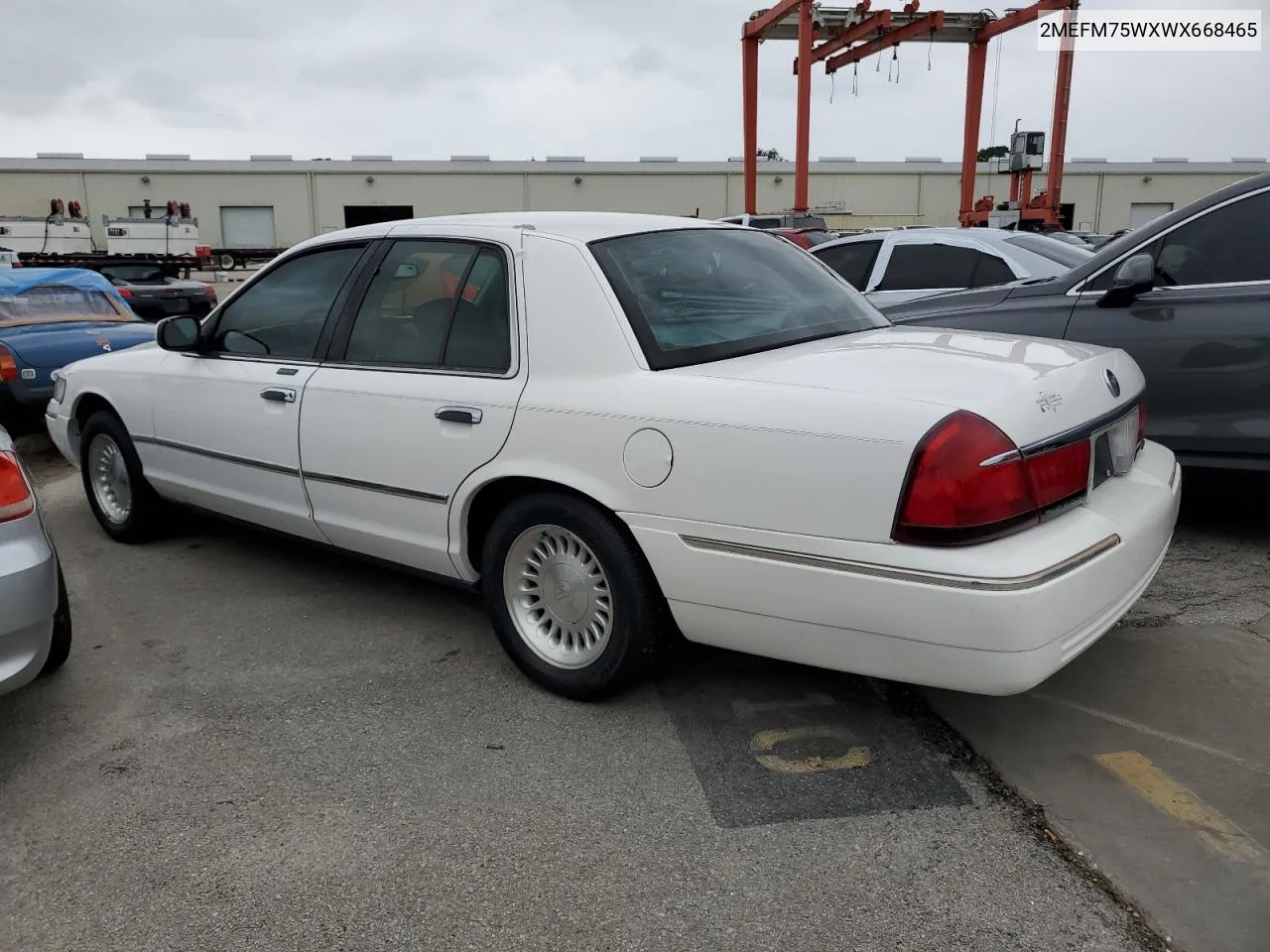 1998 Mercury Grand Marquis Ls VIN: 2MEFM75WXWX668465 Lot: 73956794