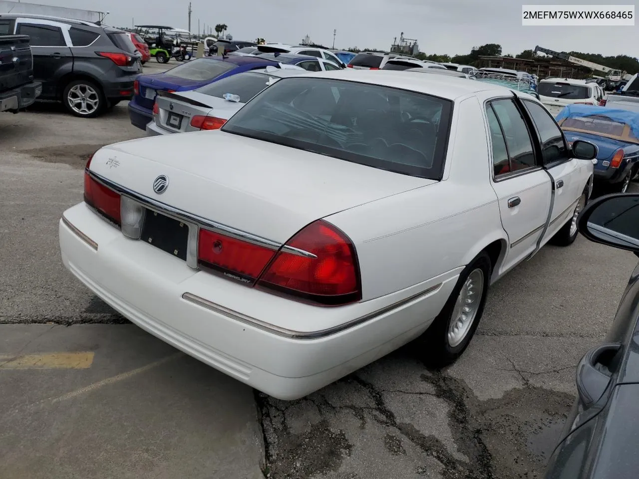 1998 Mercury Grand Marquis Ls VIN: 2MEFM75WXWX668465 Lot: 73956794