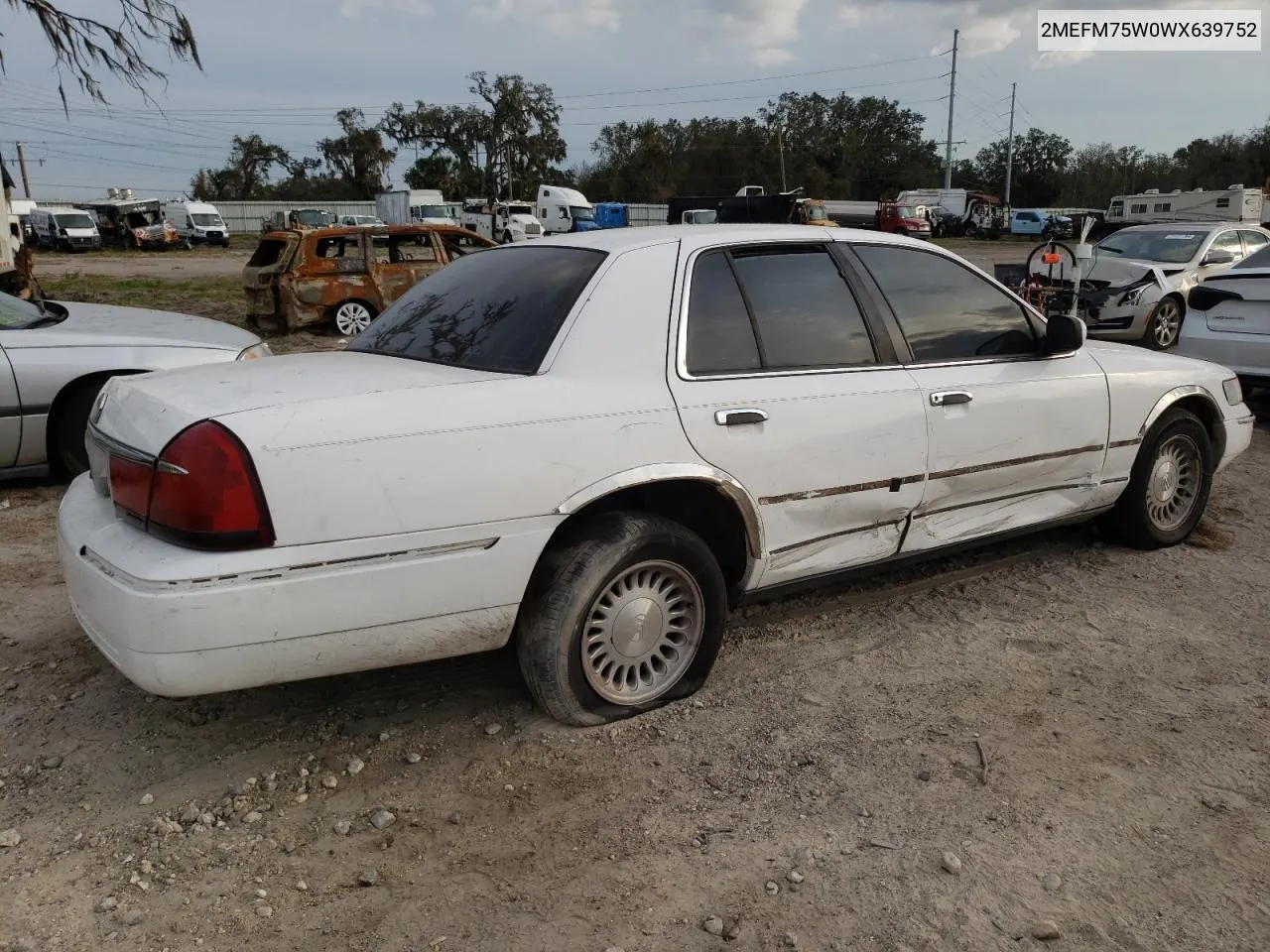 1998 Mercury Grand Marquis Ls VIN: 2MEFM75W0WX639752 Lot: 77842214