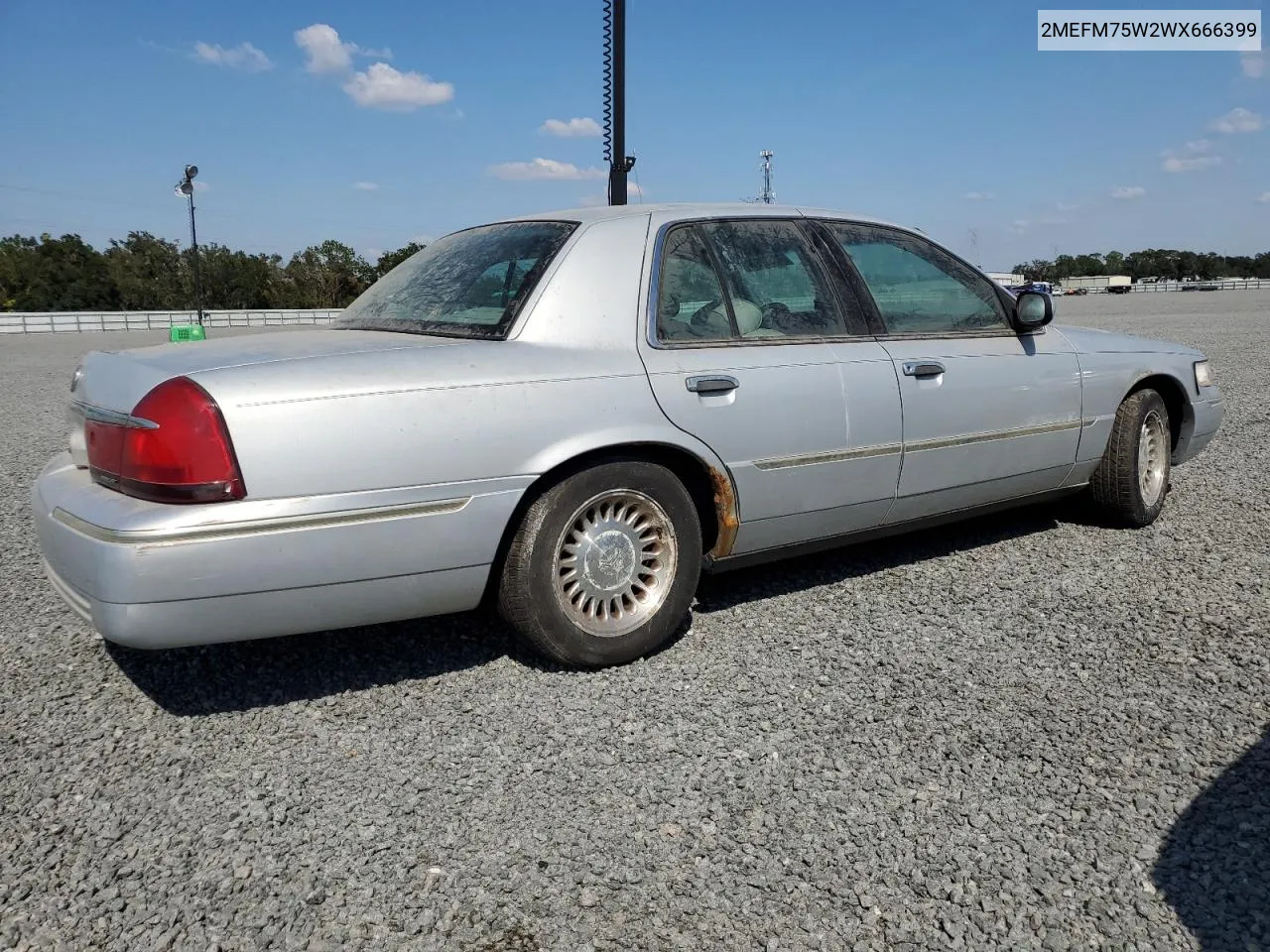 1998 Mercury Grand Marquis Ls VIN: 2MEFM75W2WX666399 Lot: 78029944