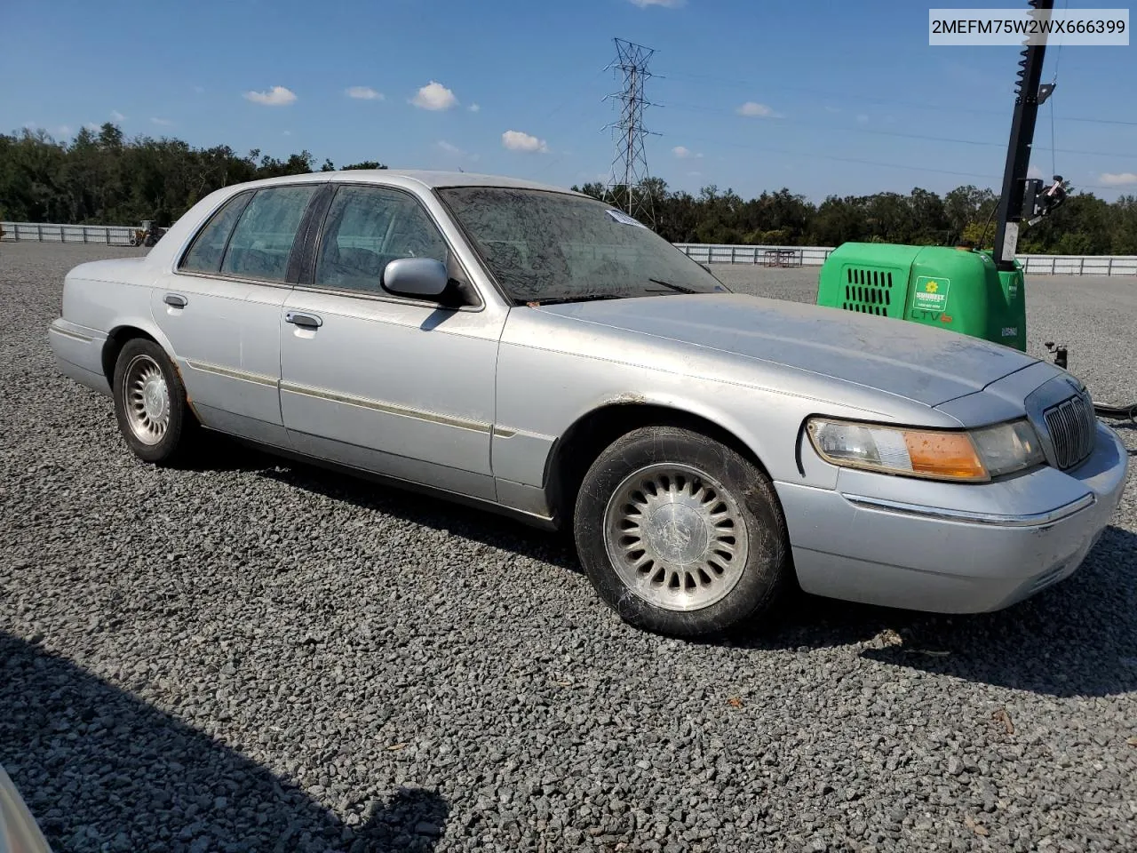 1998 Mercury Grand Marquis Ls VIN: 2MEFM75W2WX666399 Lot: 78029944