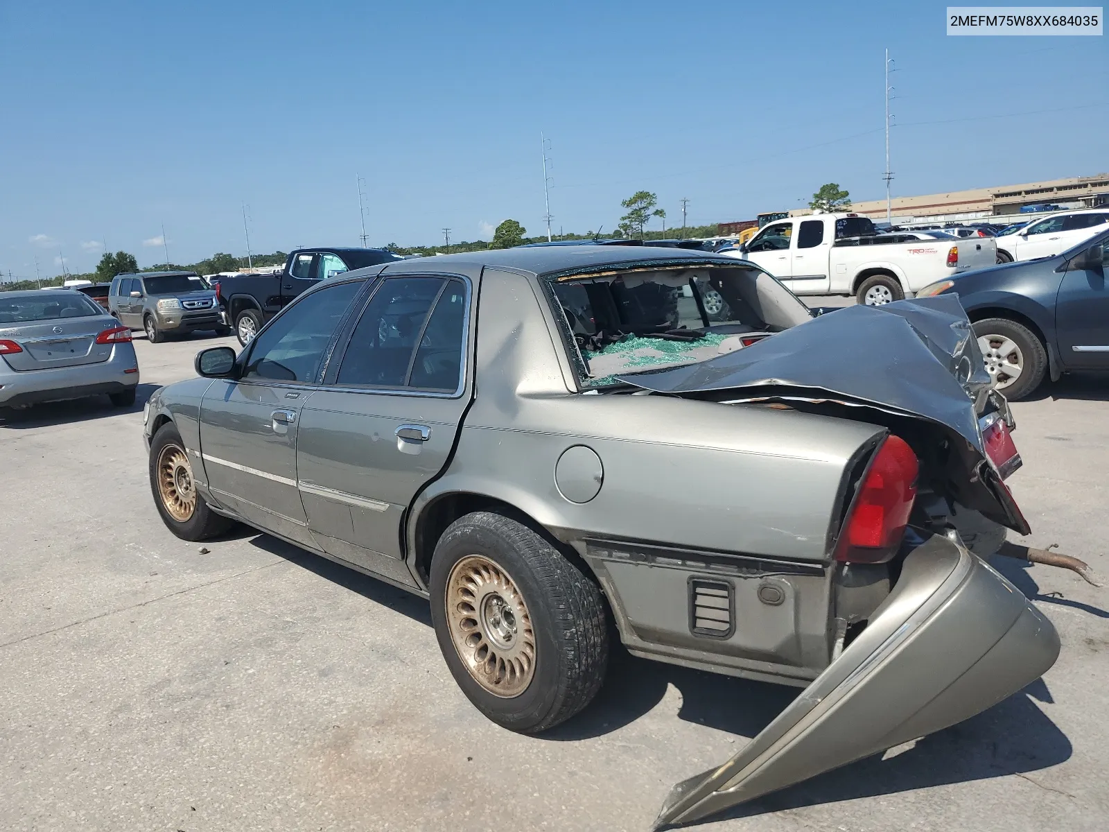 1999 Mercury Grand Marquis Ls VIN: 2MEFM75W8XX684035 Lot: 56395774