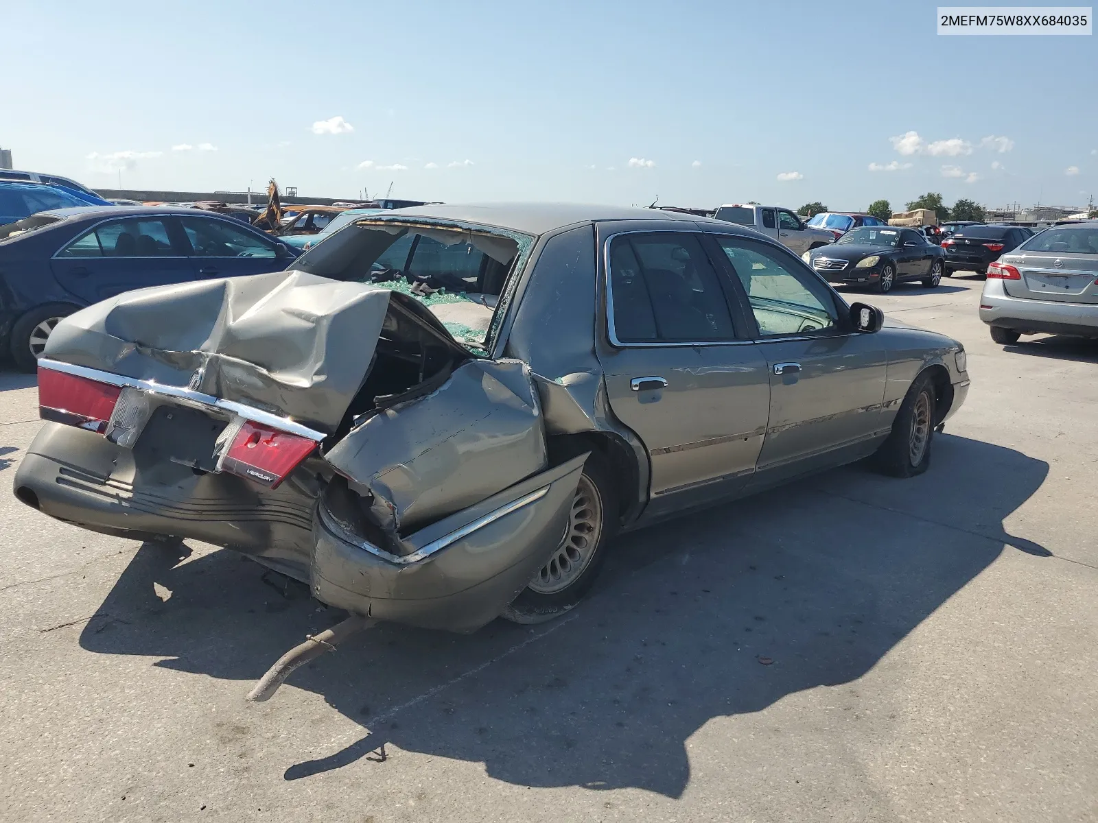 1999 Mercury Grand Marquis Ls VIN: 2MEFM75W8XX684035 Lot: 56395774