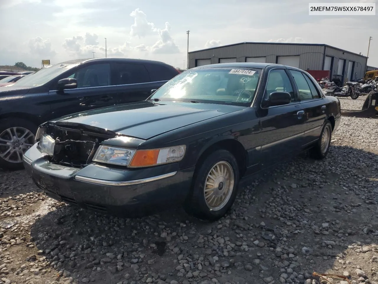 1999 Mercury Grand Marquis Ls VIN: 2MEFM75W5XX678497 Lot: 68470124