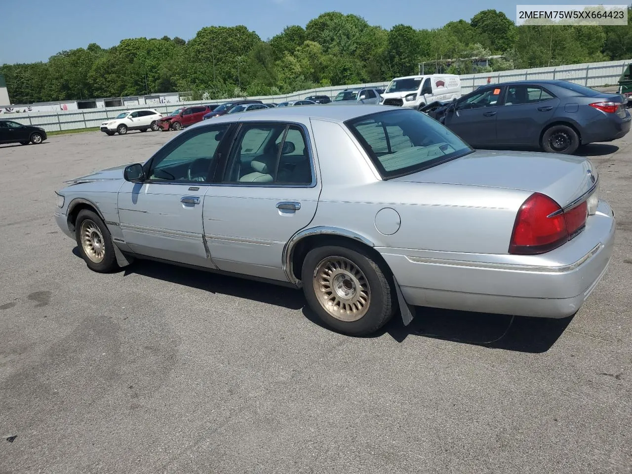 1999 Mercury Grand Marquis Ls VIN: 2MEFM75W5XX664423 Lot: 71196204