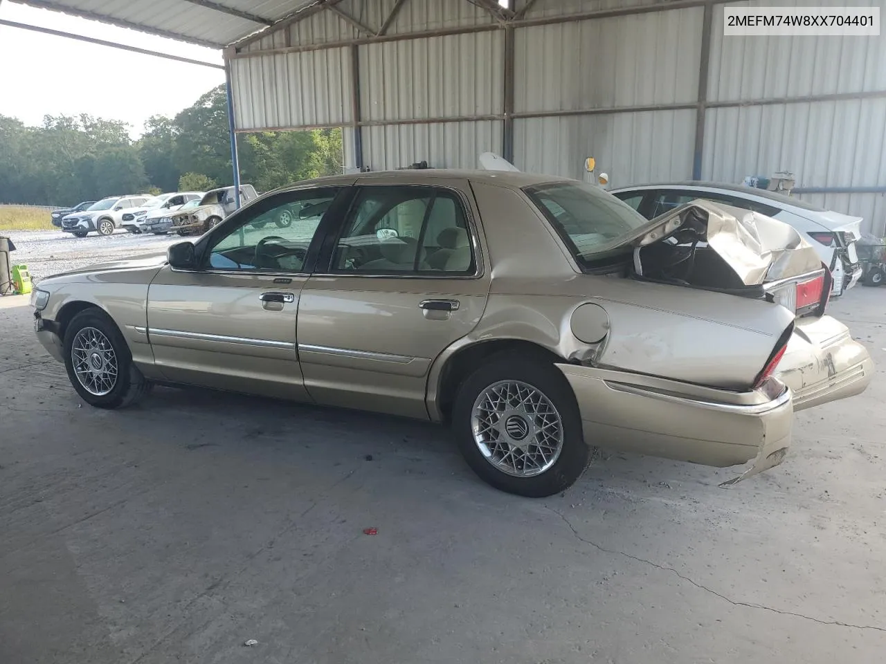 1999 Mercury Grand Marquis Gs VIN: 2MEFM74W8XX704401 Lot: 72211104