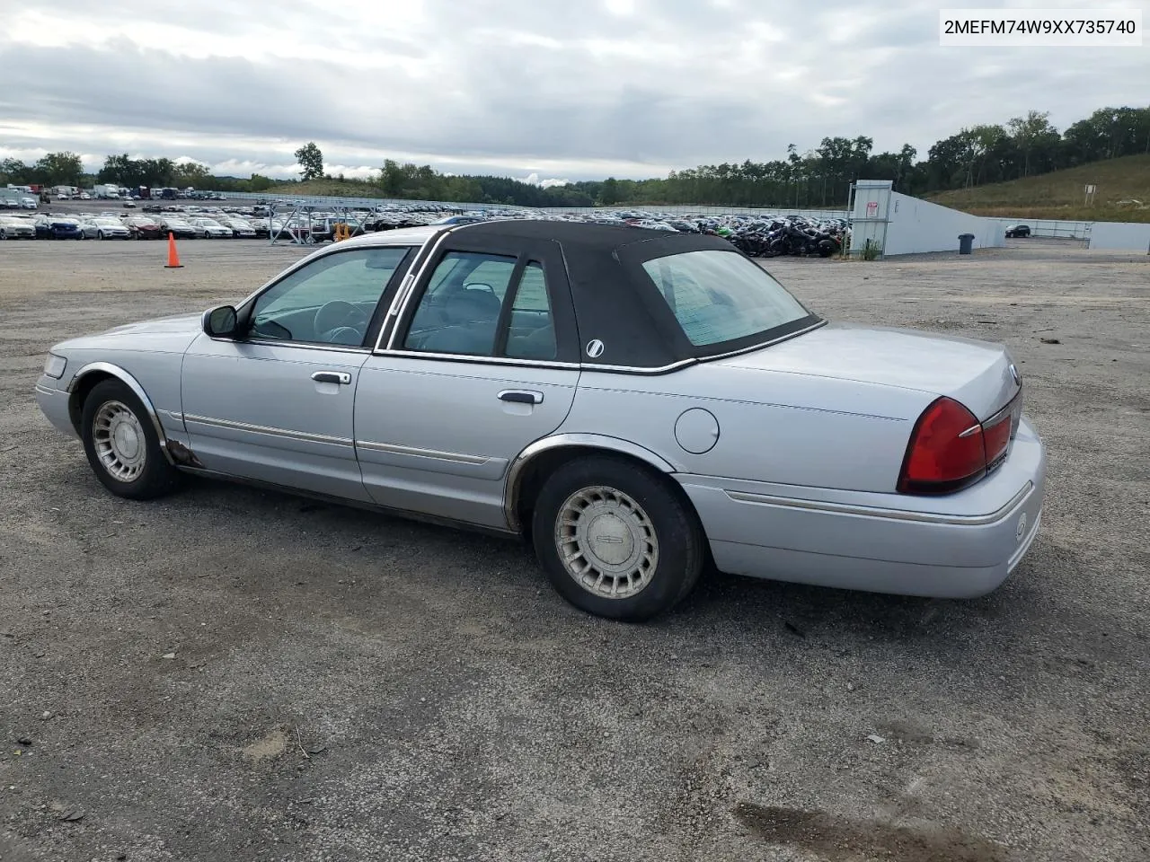 1999 Mercury Grand Marquis Gs VIN: 2MEFM74W9XX735740 Lot: 72839144