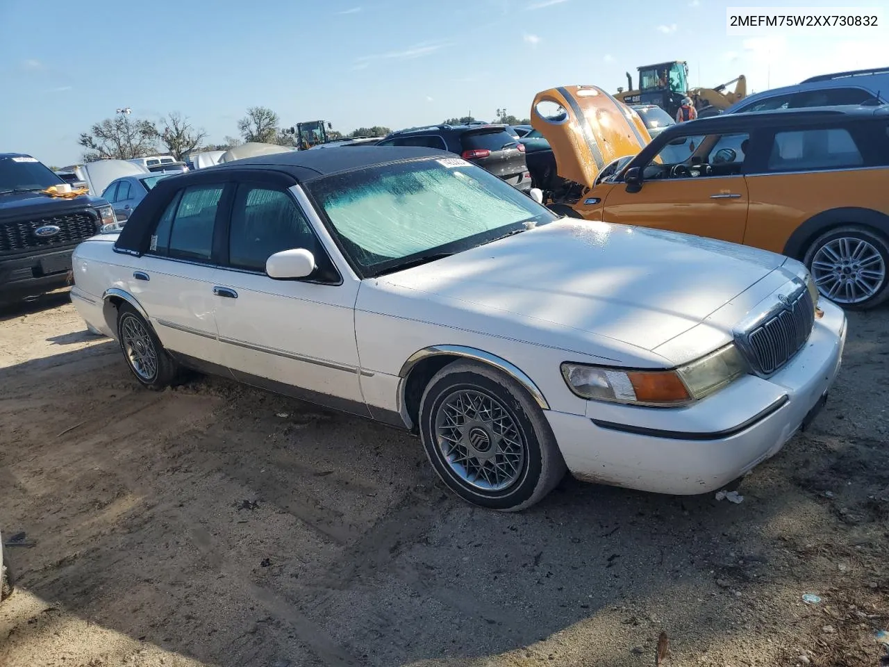 1999 Mercury Grand Marquis Ls VIN: 2MEFM75W2XX730832 Lot: 74223034