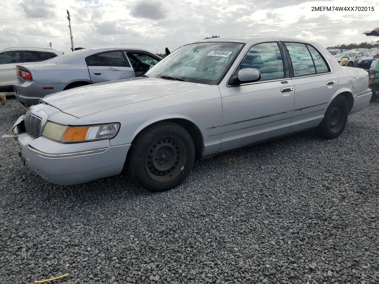 1999 Mercury Grand Marquis Gs VIN: 2MEFM74W4XX702015 Lot: 75640644