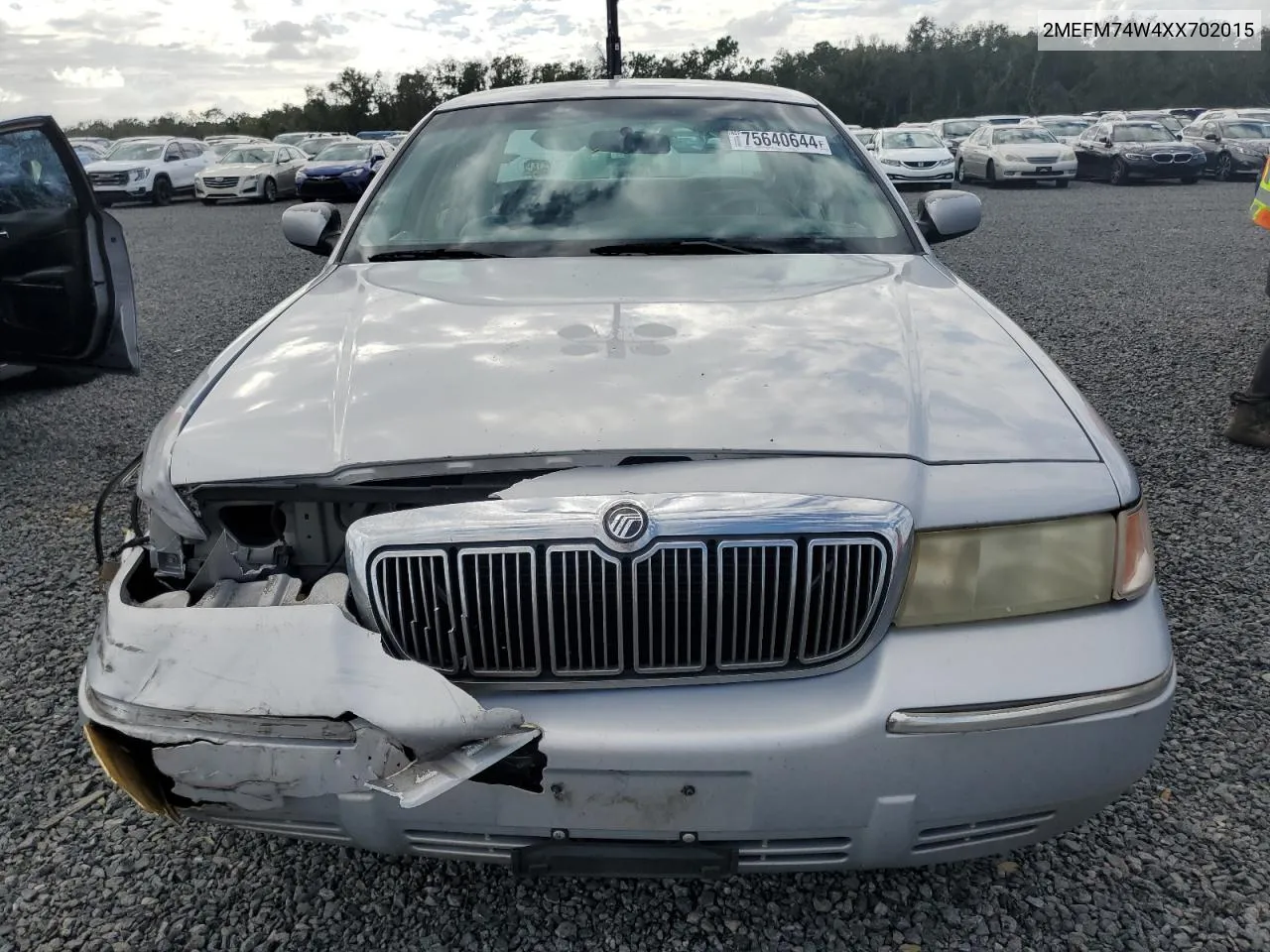 1999 Mercury Grand Marquis Gs VIN: 2MEFM74W4XX702015 Lot: 75640644