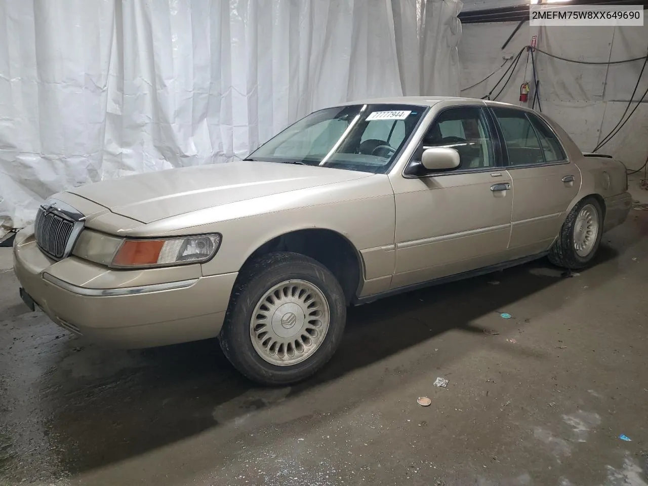 1999 Mercury Grand Marquis Ls VIN: 2MEFM75W8XX649690 Lot: 77777944