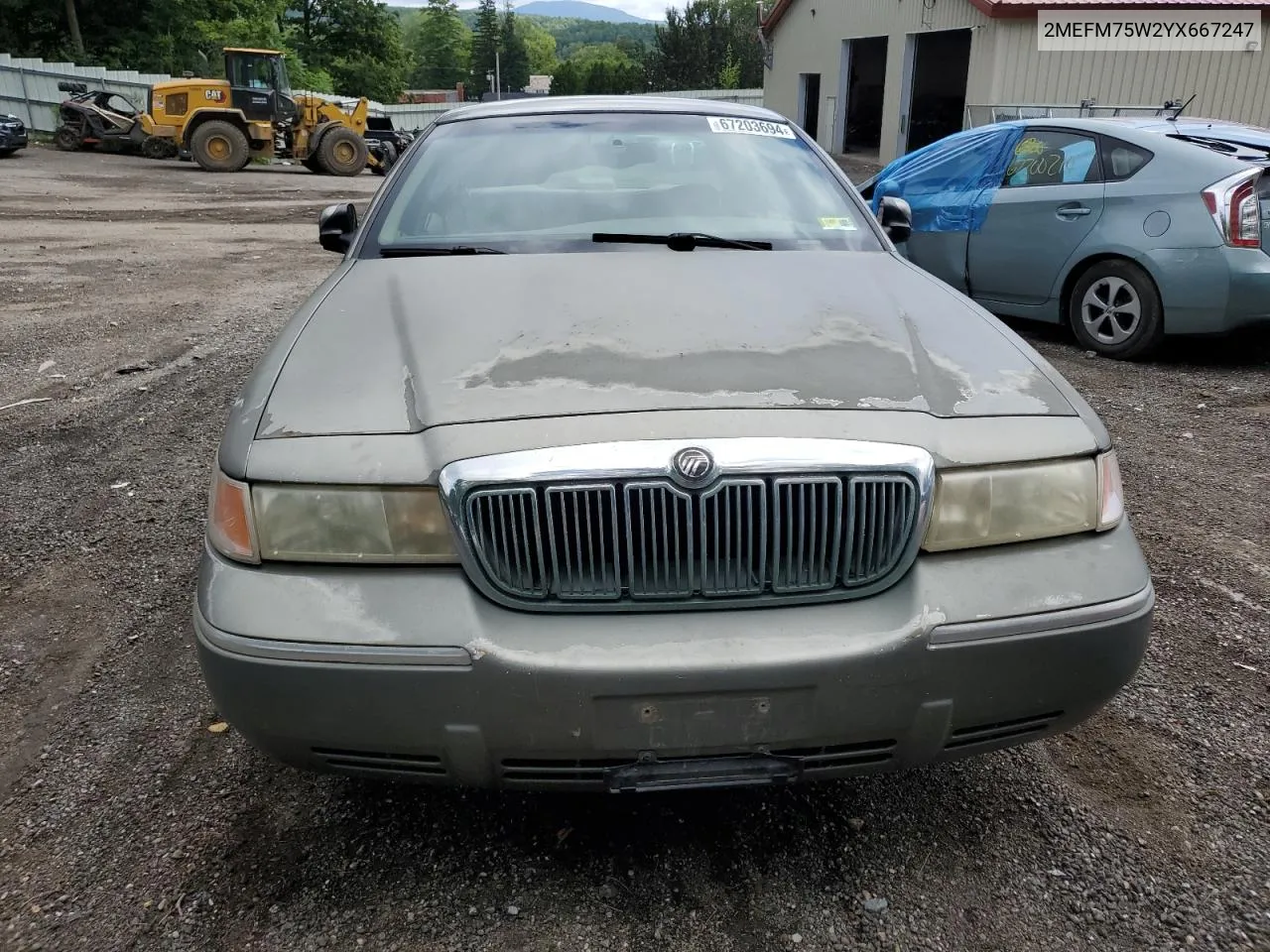 2000 Mercury Grand Marquis Ls VIN: 2MEFM75W2YX667247 Lot: 67203694