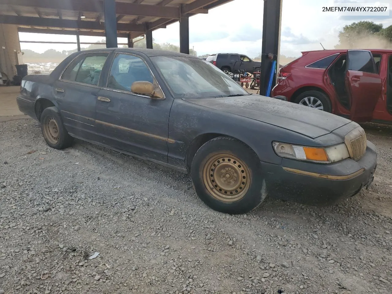 2000 Mercury Grand Marquis Gs VIN: 2MEFM74W4YX722007 Lot: 67513424