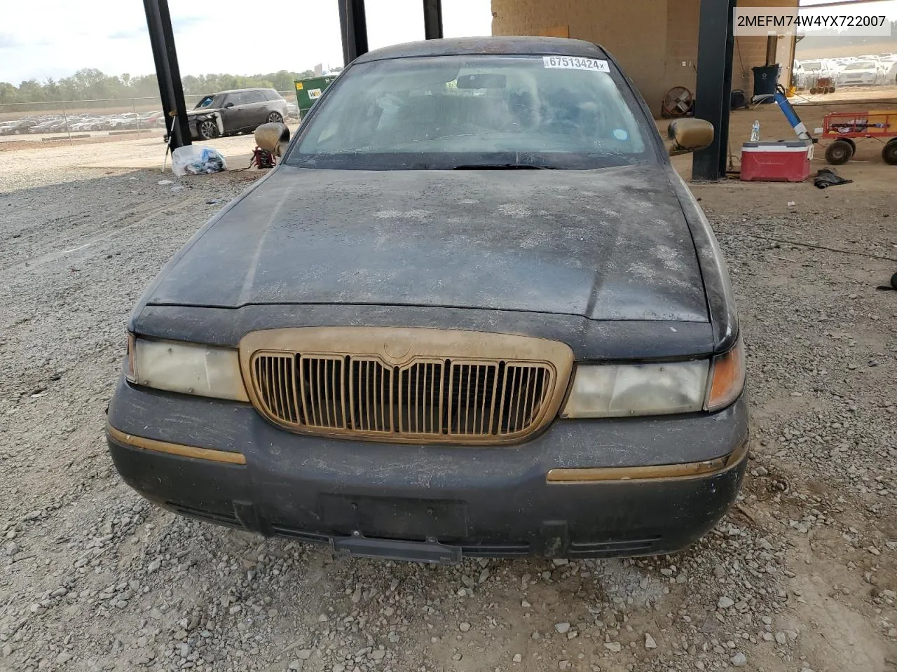 2000 Mercury Grand Marquis Gs VIN: 2MEFM74W4YX722007 Lot: 67513424