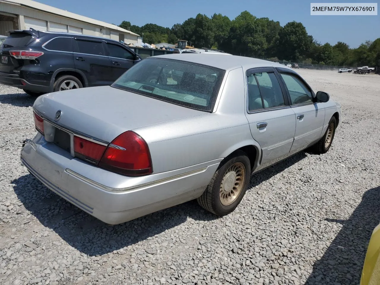 2000 Mercury Grand Marquis Ls VIN: 2MEFM75W7YX676901 Lot: 68854144