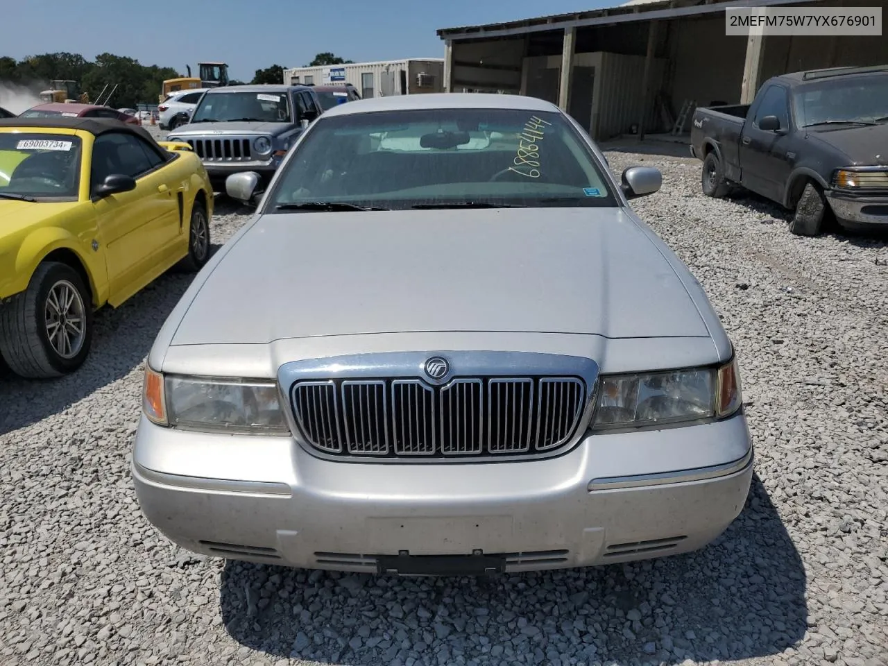 2000 Mercury Grand Marquis Ls VIN: 2MEFM75W7YX676901 Lot: 68854144