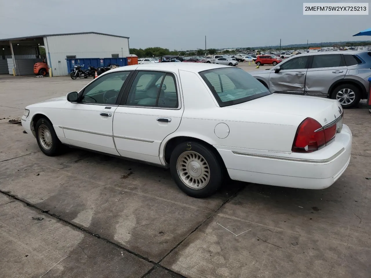 2MEFM75W2YX725213 2000 Mercury Grand Marquis Ls