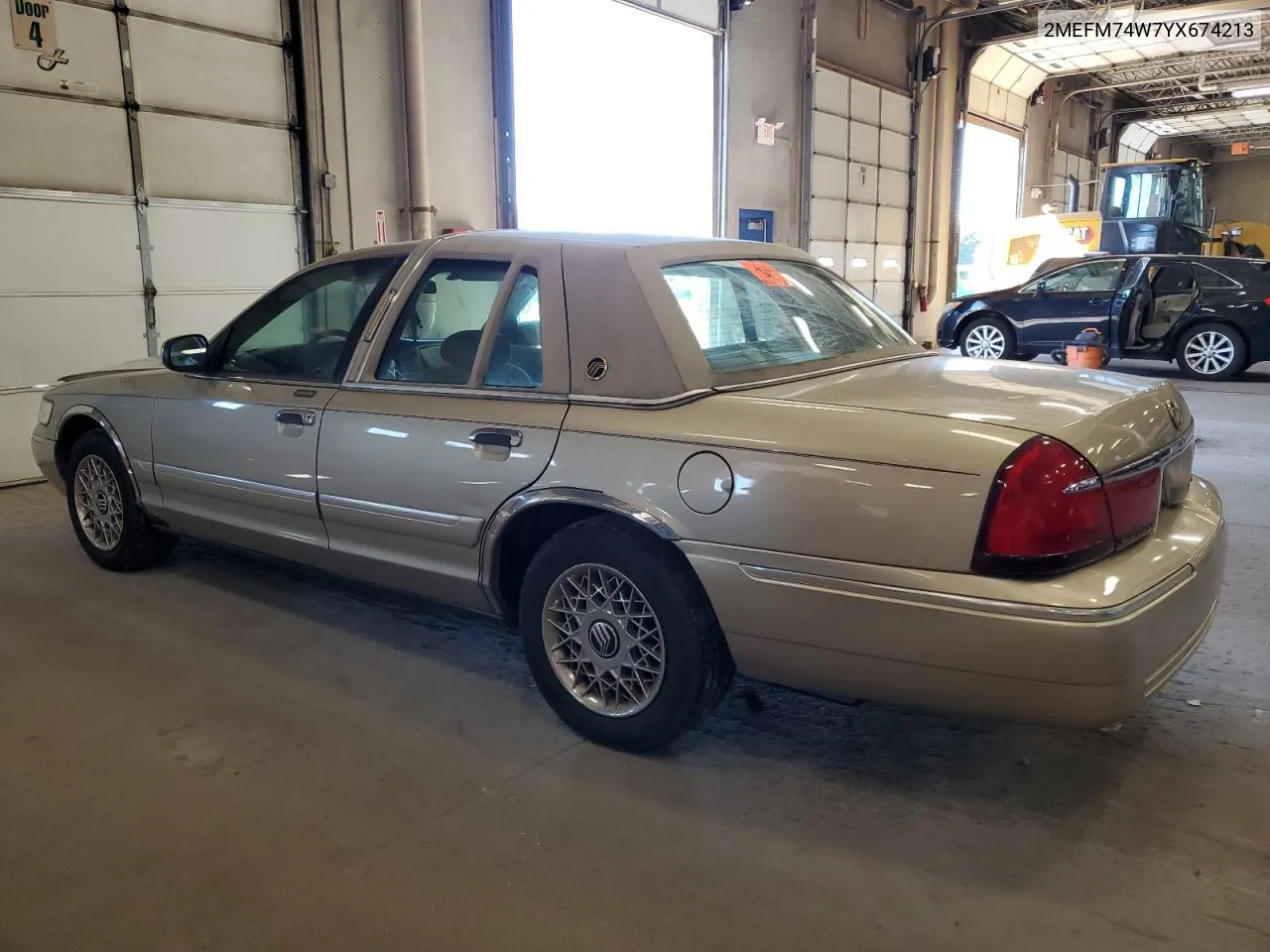 2000 Mercury Grand Marquis Gs VIN: 2MEFM74W7YX674213 Lot: 72479834