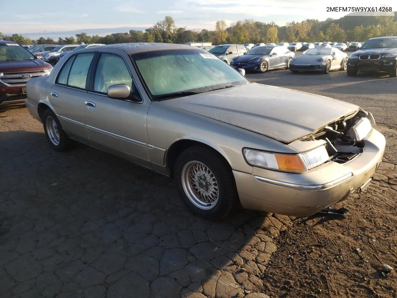 2000 Mercury Grand Marquis Ls VIN: 2MEFM75W9YX614268 Lot: 72513824