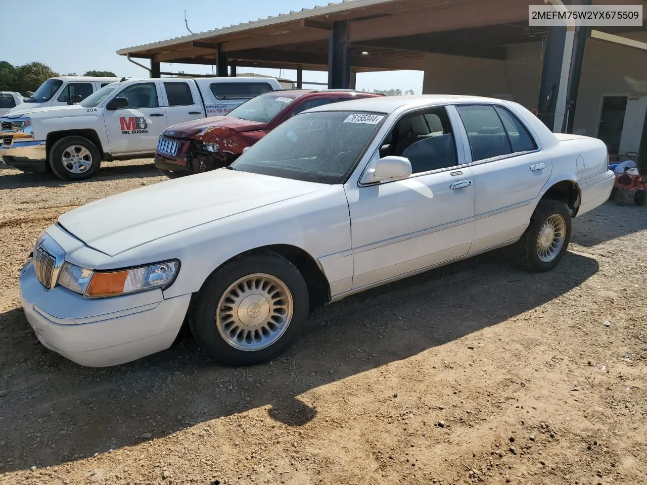 2000 Mercury Grand Marquis Ls VIN: 2MEFM75W2YX675509 Lot: 76155344