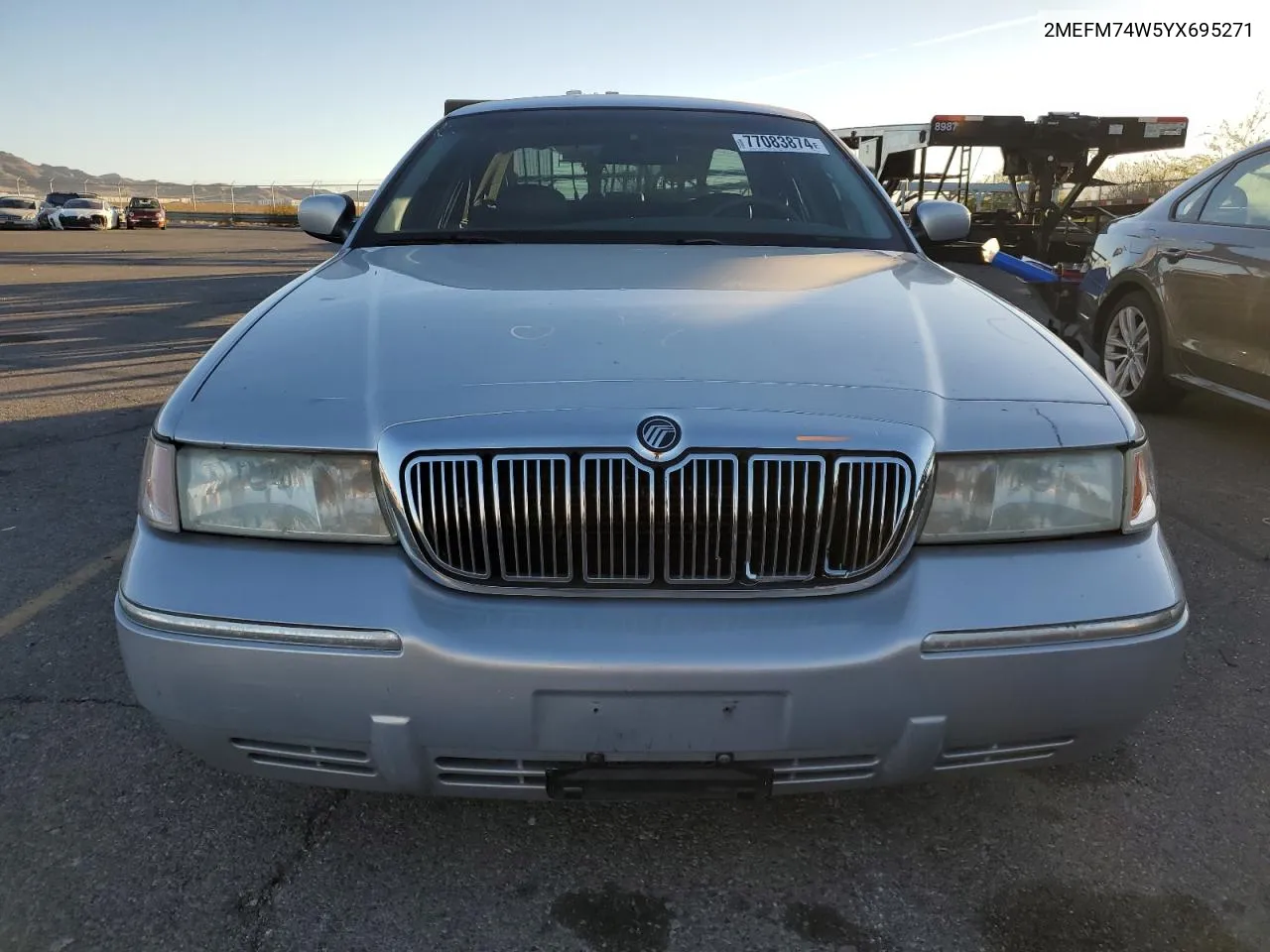 2000 Mercury Grand Marquis Gs VIN: 2MEFM74W5YX695271 Lot: 77083874