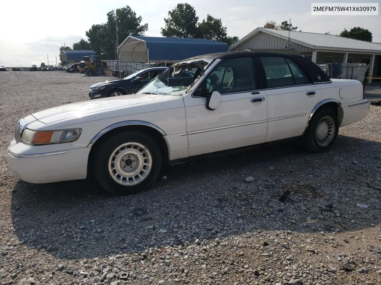 2001 Mercury Grand Marquis Ls VIN: 2MEFM75W41X630979 Lot: 63269734