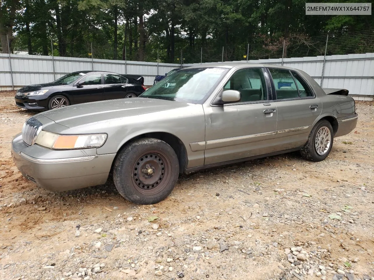 2001 Mercury Grand Marquis Gs VIN: 2MEFM74WX1X644757 Lot: 64937524